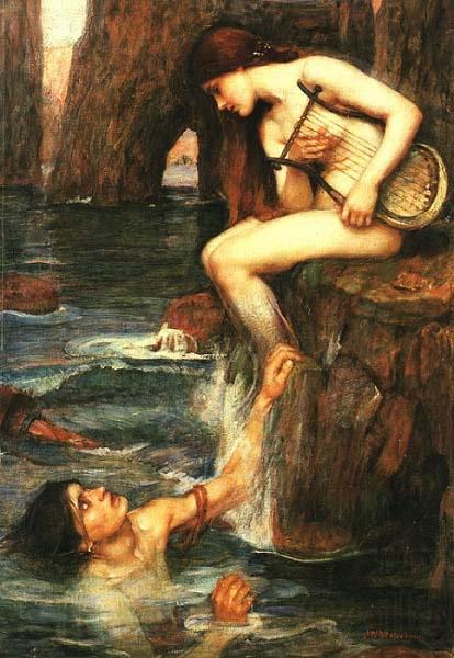 John William Waterhouse The Siren France oil painting art
